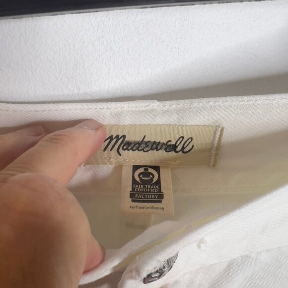 Madewell $138 Tall Superwide-Leg Jeans: Airy Denim Edition White Size T31 NU710 - Picture 7 of 11
